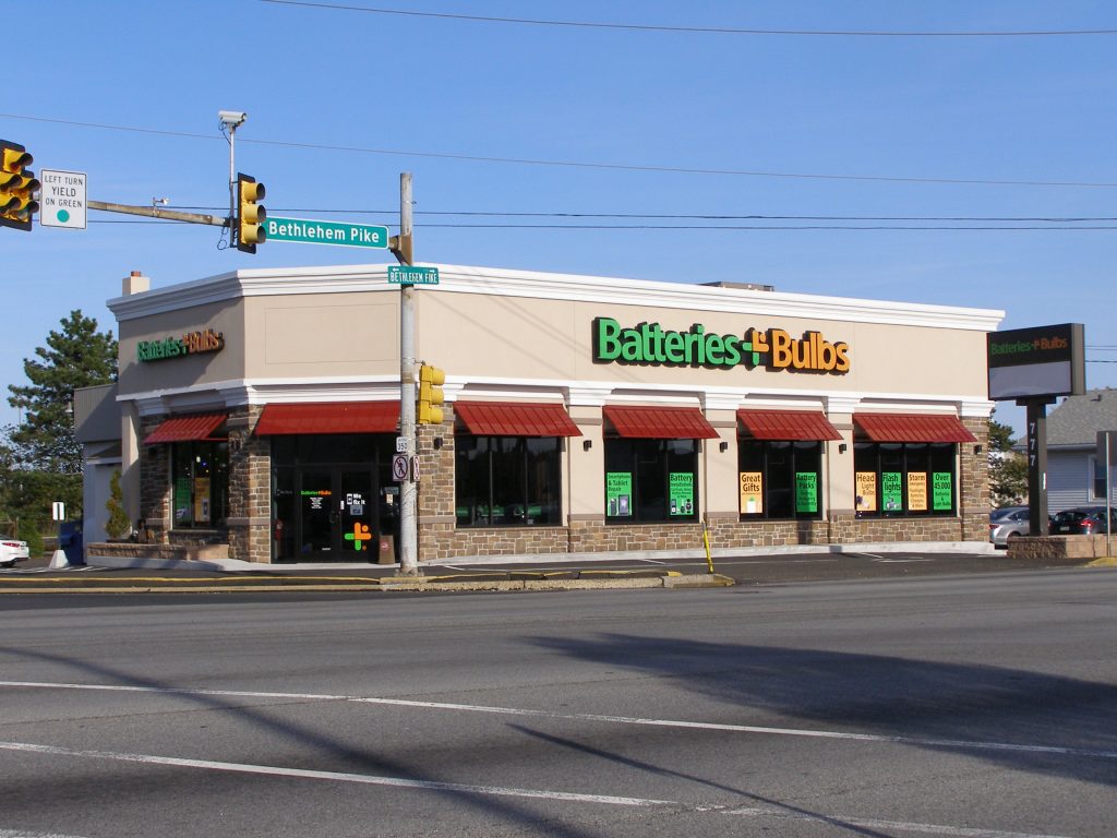 Batteries + Bulbs, Montgomeryville, PA Elton and Thompson